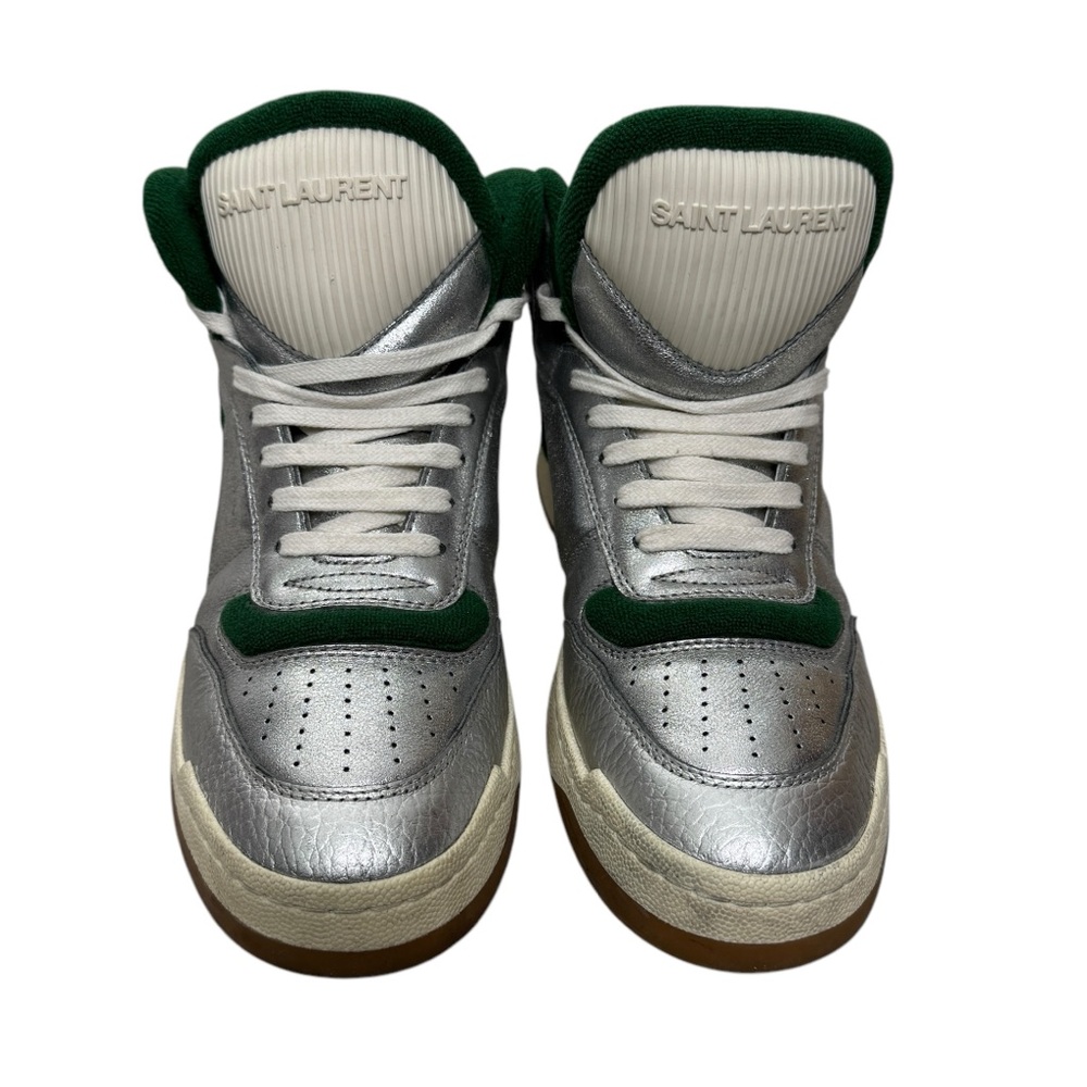 Saint Laurent SL80 High Top Sneakers Metallic - Picture 3 of 9